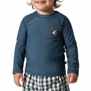 Gerber Toddler Long Sleeve Rash Guard & 2pc Short Set, 0-3months